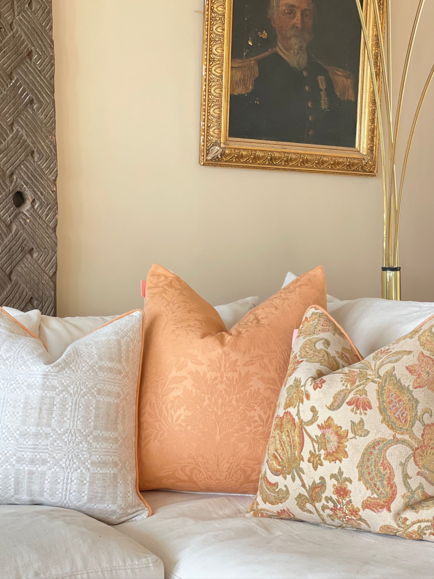 REMO Tablecloth Beige/Orange