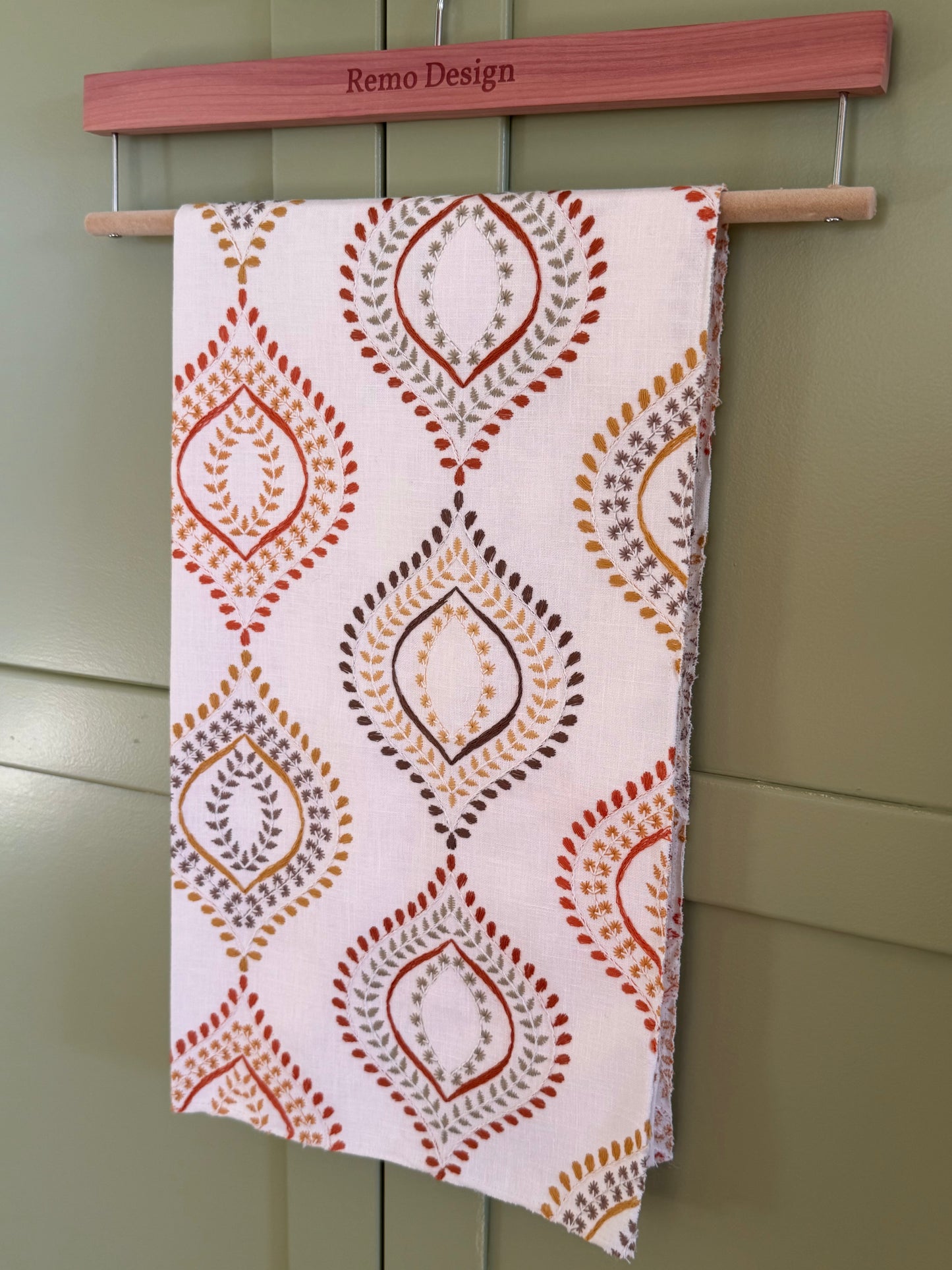 Tekstil Brodert 100% Bomull